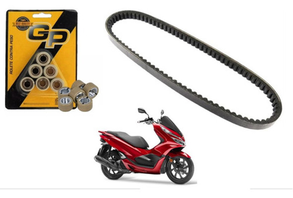 Kit Roletes + Correia Em Kevlar Pcx 150 16-18 0 Kit Roletes + Correia Em Kevlar Pcx 150 16-18 0