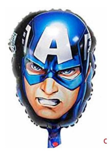 Pack 135 Globos Capitán America , Globo 80cm , Cabezas 1