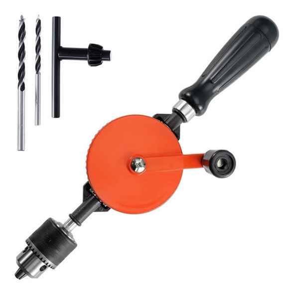 Taladro Manual Para Carpinteria, Mandril De 1.5 Mm A 10 Mm. 0 Taladro Manual Para Carpinteria, Mandril De 1.5 Mm A 10 Mm. 0