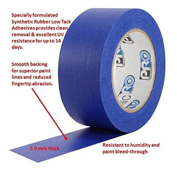 Protapes Pro Scenic 714 Crepe Paper 14 Day Easy Release Pinc 1