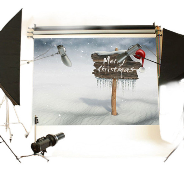 Hito Navidad Foto Fondo Fotografía Telones 7x5ft Estudio Pro 0