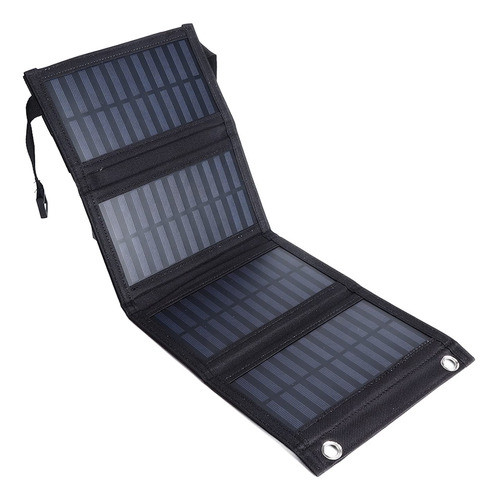 Pank De Energía 7w Plegable Portátil Tir-c El Panel Solar Ba 0