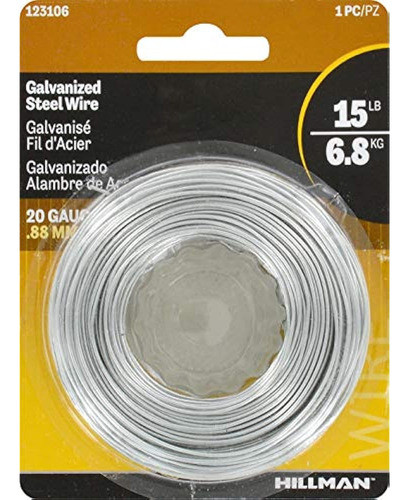 El Calibre De Alambre De Acero Galvanizado Hillman Group 123 0