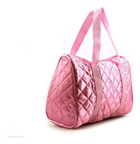Dansbagz By Danshuz Quilted On Pointe Bolso De Lona Rosa 1