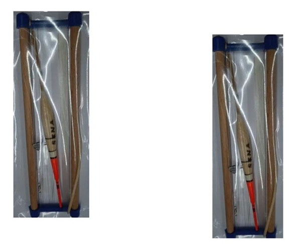 Linea Para Caña Flor De Flote 6 Mts Con Boya Sena Pesca 0