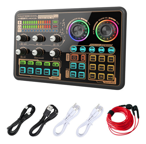 Mezclador Audio Efectos Para Cambiar Voz Podcast Videojuegos 0