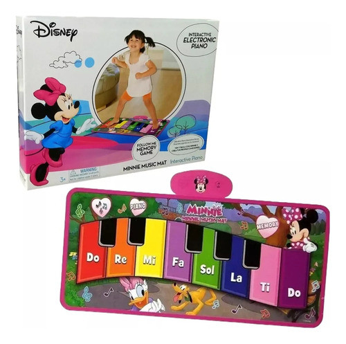 Alfombra Musical Minnie Mouse- Interactiva- Disney Original- 0