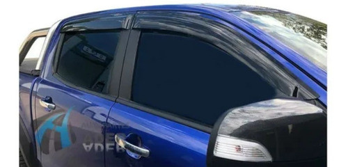 Deflectores De Ventanas X4 Para Ford Ranger 2012 Al 2018 1
