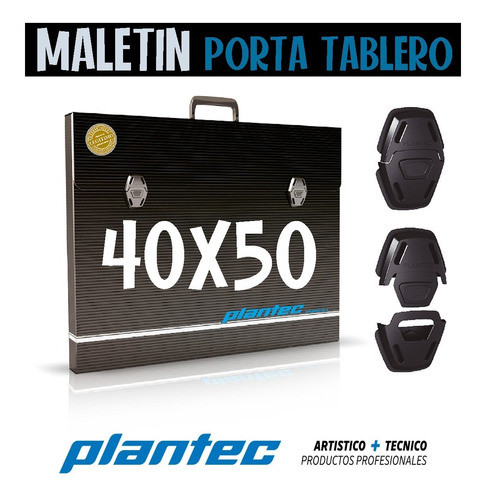 Maletín Valija Porta Tablero Planos Láminas 40x50 Plantec 1