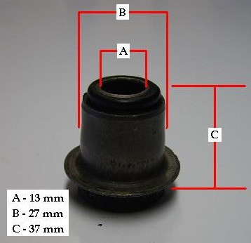 Buje De Parrilla Trasero Fiat Spazio 83-87 0
