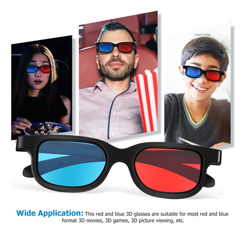 Milisten 10 Gafas 3d Para Pelculas De Televisin, Gafas 3d Ro 1