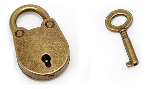 3 Piezas Mini Candado Antiguo De Bronce Candado De Metal Peq 0