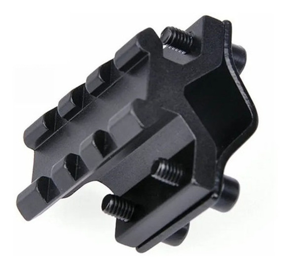 Montaje Riel Picatinny A Caño Linterna Laser Rifle Carabina 1