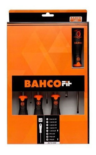 Destornilladores Fit Set 8 Pzas B219.008 Bahco 1