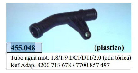 Caño Plastico Renault Clio Kangoo Megane Laguna Motor K4m K7 0