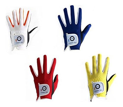 Dedo Ten Jóvenes Niños Dura Feel Blanco Azul Rojo Amarillo G 1
