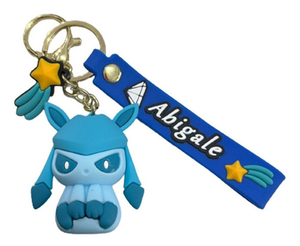 Llavero De Goma Pokemon - Glaceon 0