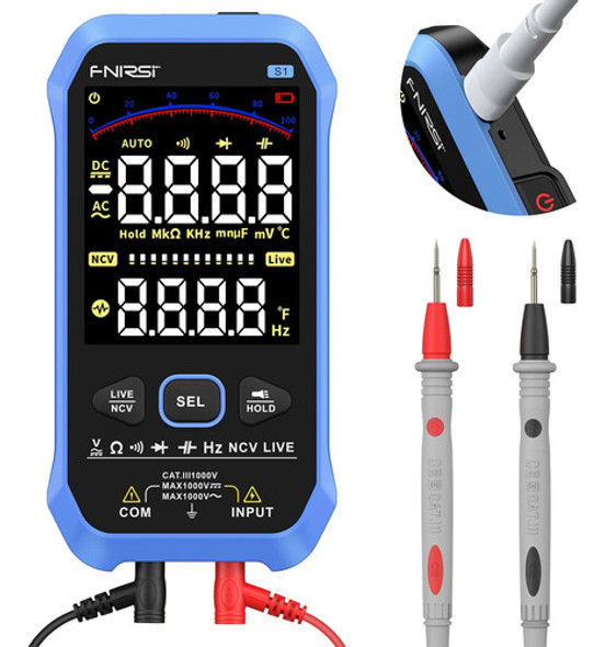 Multímetro Tester Digital Full Autorango True Rms Recargable 0 Multímetro Tester Digital Full Autorango True Rms Recargable 0