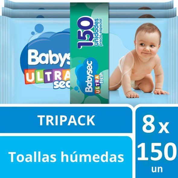 Babysec Toalla Ultra X 1200 Unidades 0
