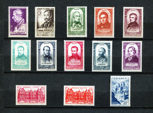 Francia Año 1948 Completo Mnh 30 Sellos Estampillas 1