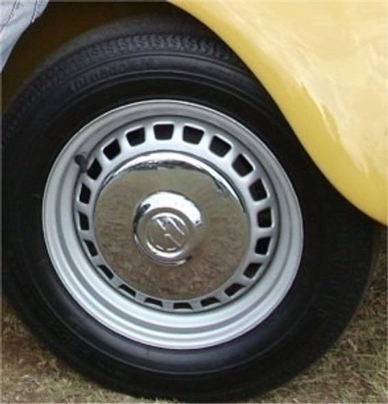 Juego Tazas Cromadas Kombi Fusca Brasília 1
