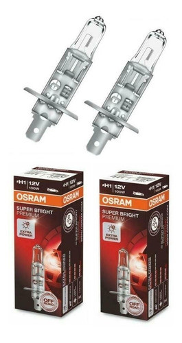 H1 12v 100w Osram Super Bright Premium X2 Unidades 62200sbp 0