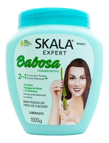 Crema Para Peinar Vegana Babosa - Skala 1kg 0
