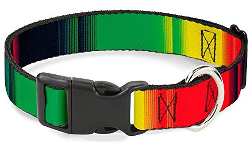 Collar De Clip De Plastico Con Hebilla - Rasta Vertical Zar 0