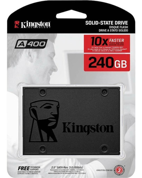 Kingston Ssd 240gb Sa-400 Disco Duro Solido Gamer Tranza 0