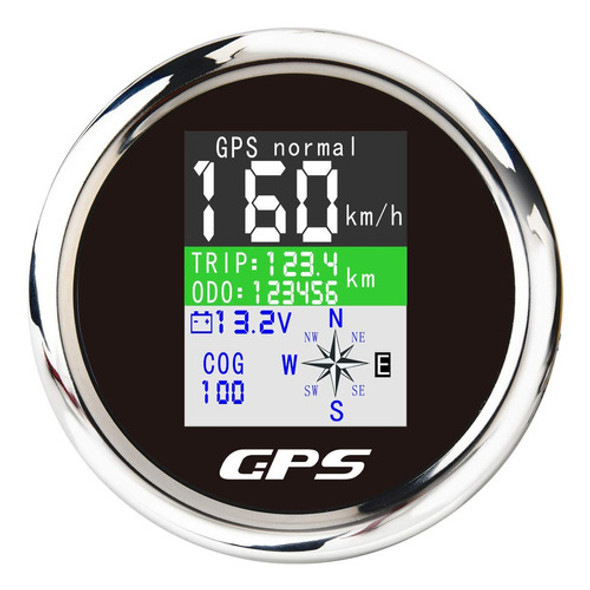 Eling Velocmetro Universal Tft Gps Ajustable Con Voltmetro 9 0