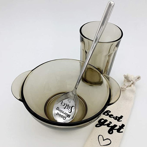 Cuchara De Café De Acero Inoxidable Para Amiga, Novia, Her. 1