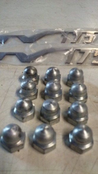 Siambretta Tv 175 Tuercas De Rueda Cromadas Valor X Unidad 1