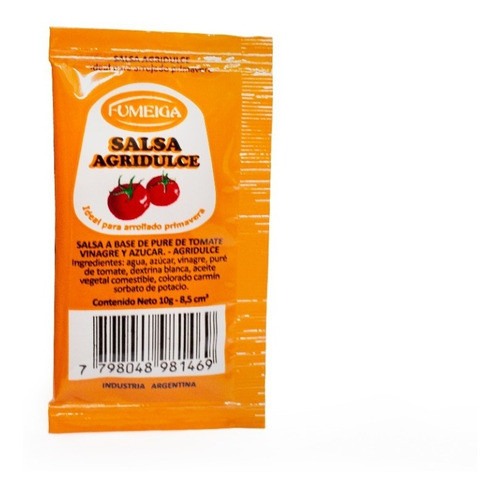 Sachet Salsa Agridulce Fumeiga X 10gr X 500unid 0