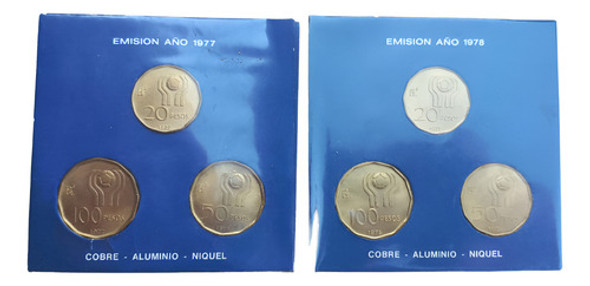 Monedas Mundial 78, Sin Uso, En Blíster Original 0