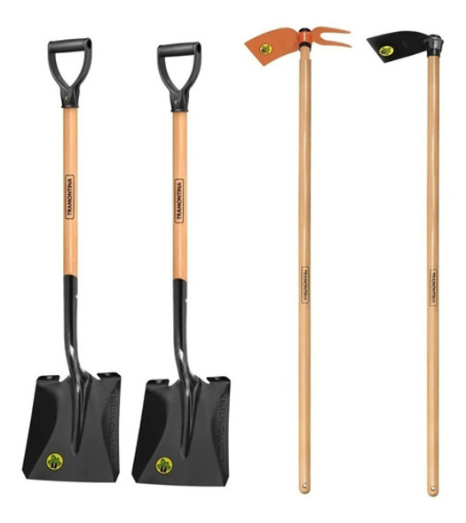 Kit Huerta Tramontina Palas+ Escardillo+ Azada Tyt 0