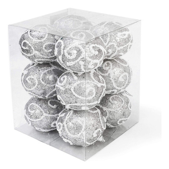 Allgala Paquete De 12 Bolas De Adorno Para Rbol De Navidad D 0