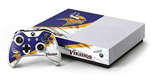 Skinit Nfl Minnesota Vikingos Xbox One S Consola Y Paquete D 0
