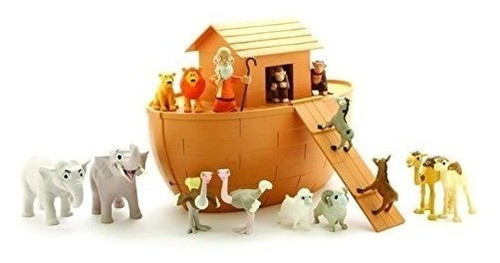 Bibletoys Noahs Ark 18 Piece Playset With Noah 14 Ani 0