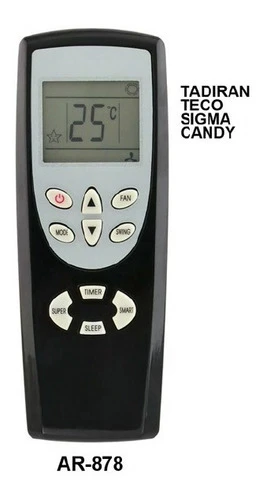 Control Remoto Aire Acondicionado Tadiran Teco Sigma Candy 1