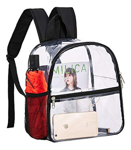 Mini Mochila Transparente Aprobada Por El Estadio, Mochila T 1
