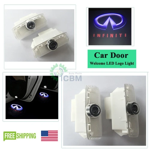 Ninguna Sombra Bienvenido Taladro Led Logo Laser Puerta Luce 0