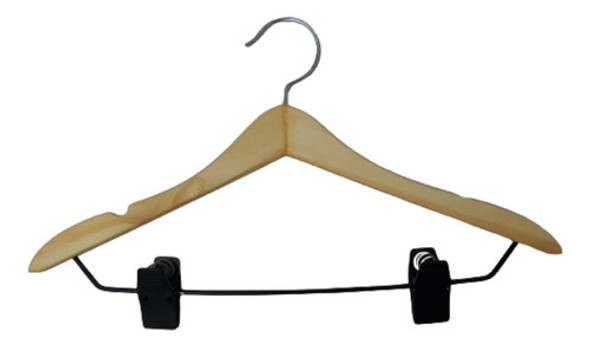 Percha Triangulo Madera Niño 30 Cm Con Broche X50 0 Percha Triangulo Madera Niño 30 Cm Con Broche X50 0