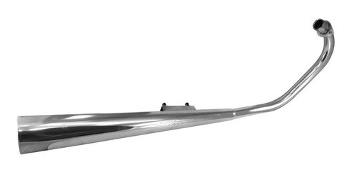 Caño De Escape Cg Gemoto - Cromado Largo °-° 0