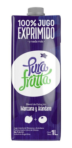 Pura Frutta Arandano-manzana Tetra X1 Lt. 0