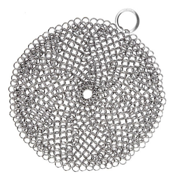 Limpiador De Hierro Fundido Laukingdom, Scrubber Chainmail 0