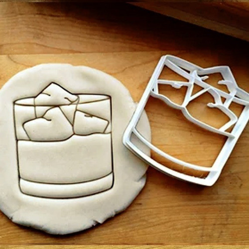 Vaso Whisky, Hielo Molde Cortante Masa Galleta Fondant Rocas 0