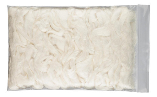 Hilo De Seda Tussah Natural Para Hilar Y Feltro 57gr 1