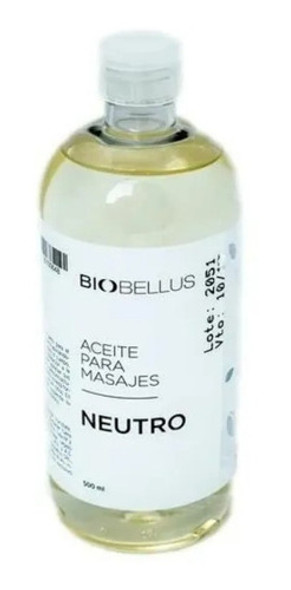 Biobellus Aceite Para Masajes Neutro Sin Fragancia 0