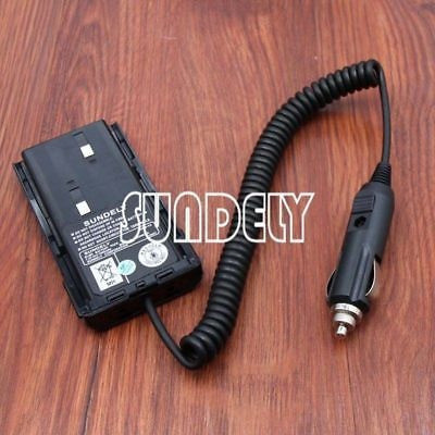Para Coche Kenwood Radio Batería Eliminador Cargador Tk - 37 0