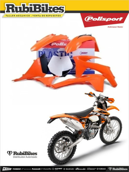 Kit De Pasticos Ktm Exc/exc-f Del 2012 Al 2013 Polisport 1 Kit De Pasticos Ktm Exc/exc-f Del 2012 Al 2013 Polisport 1